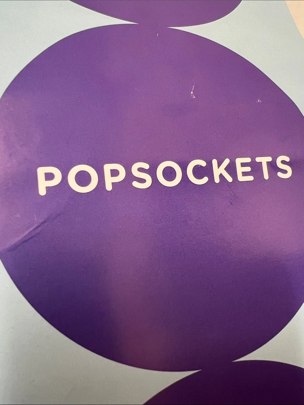 PopSocket PopTop Phone Grip with Black Feather Pattern